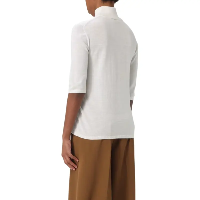 MaxMara High Neck Half Sleeved Jumper-3