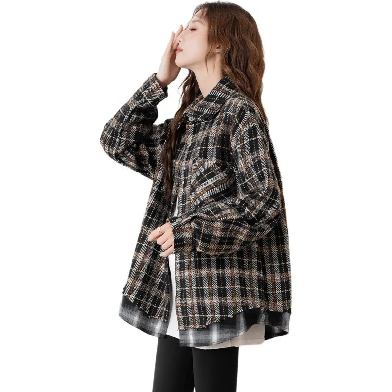 Tonlion Shirts Women's Black-3