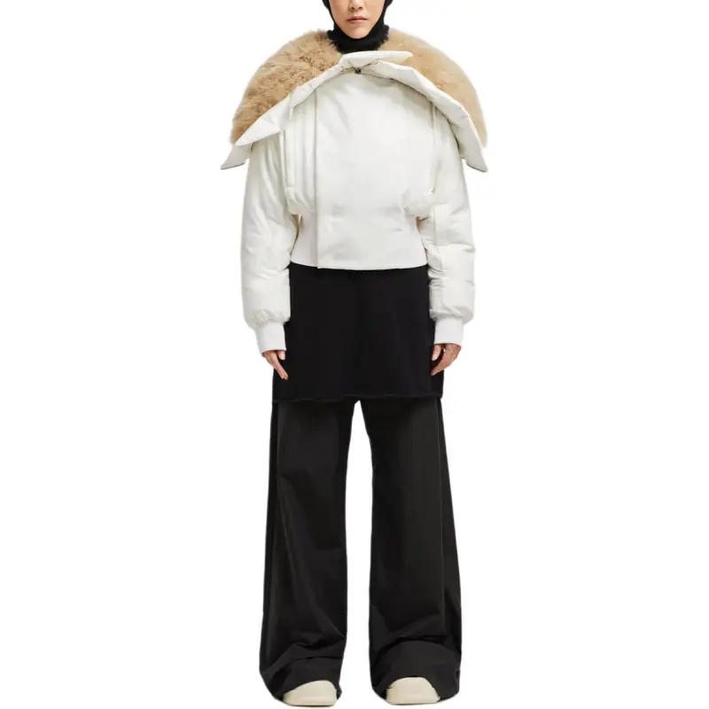 Rick Owens Rick Owens X Moncler Woven Alice Parka-2