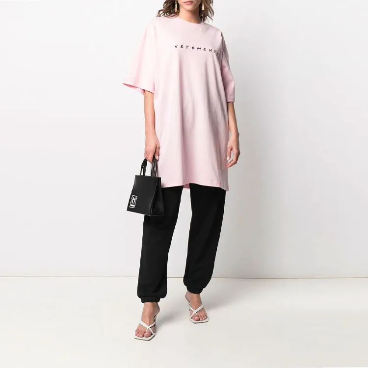 Vetements T-Shirts Unisex Pink-4