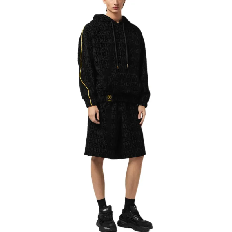 VERSACE Long Sleeved Drawstring Hoodie-2