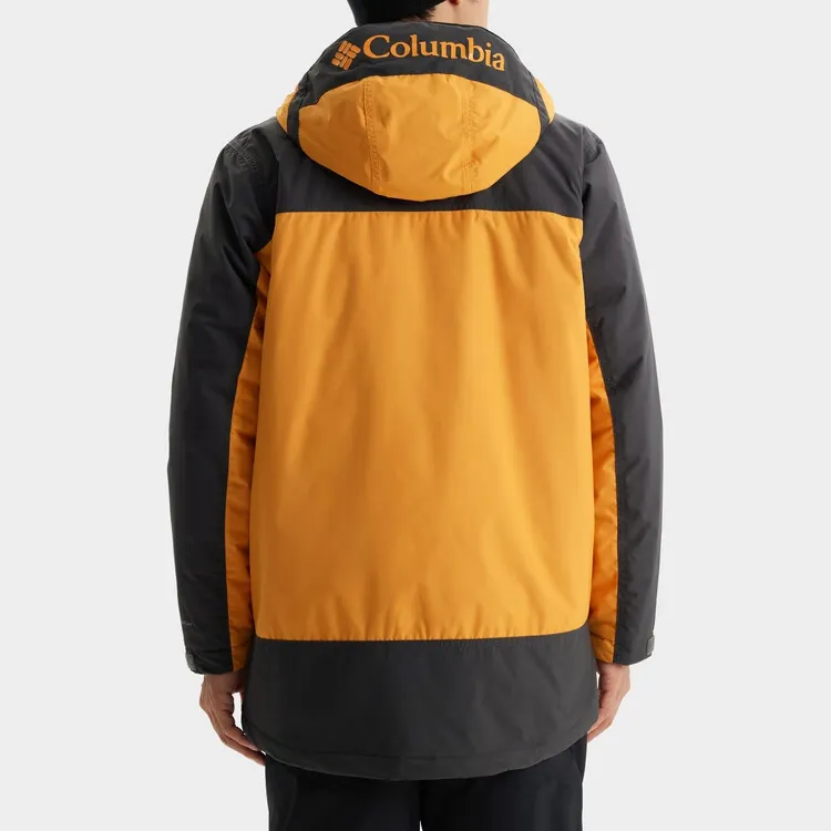 Columbia Omni Heat Skiing And Paragliding Waterproof And Warm Windbreaker Jacket Men's Yellow-2