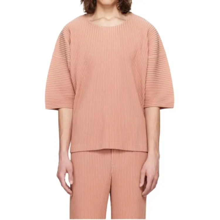 ISSEY MIYAKE T Shirt Men's Dark Pink-3