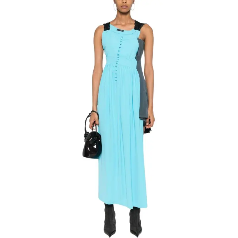 Balenciaga Asymmetric Panelled Dress-1