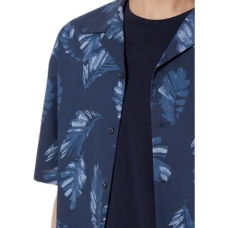 UNIQLO Shirts Unisex Navy Blue-2