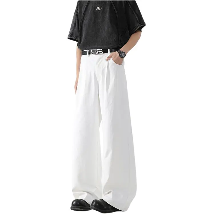 BEAR UNION Casual Pants Unisex White-1