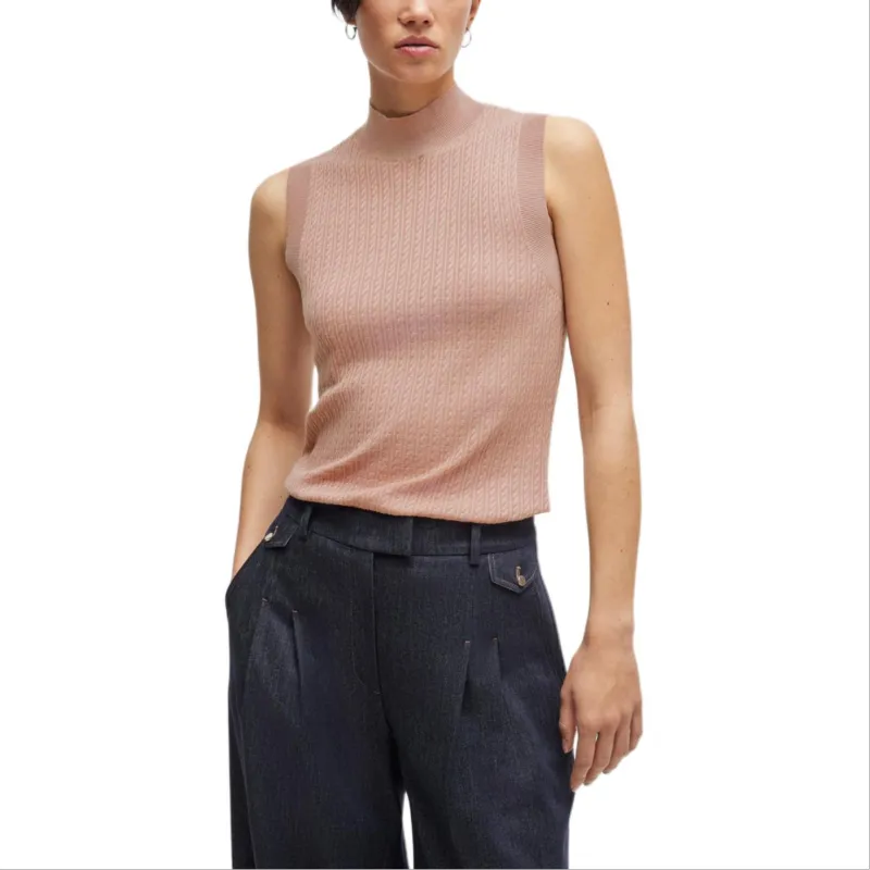 HUGO BOSS Knitwear Women's Light Pink Red-1
