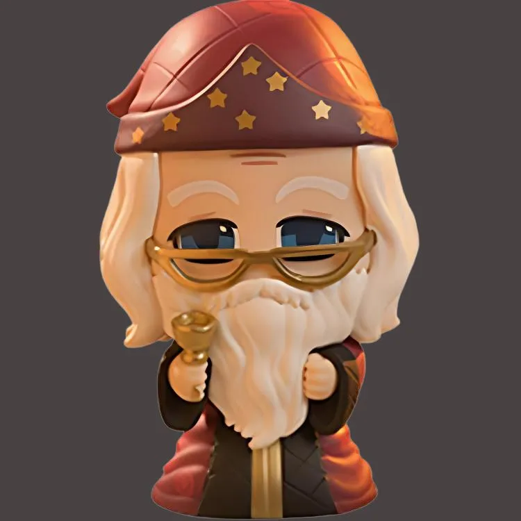 Hot Toys Albus Dumbledore Harry Potter Chibi Figures 7.5cm-4
