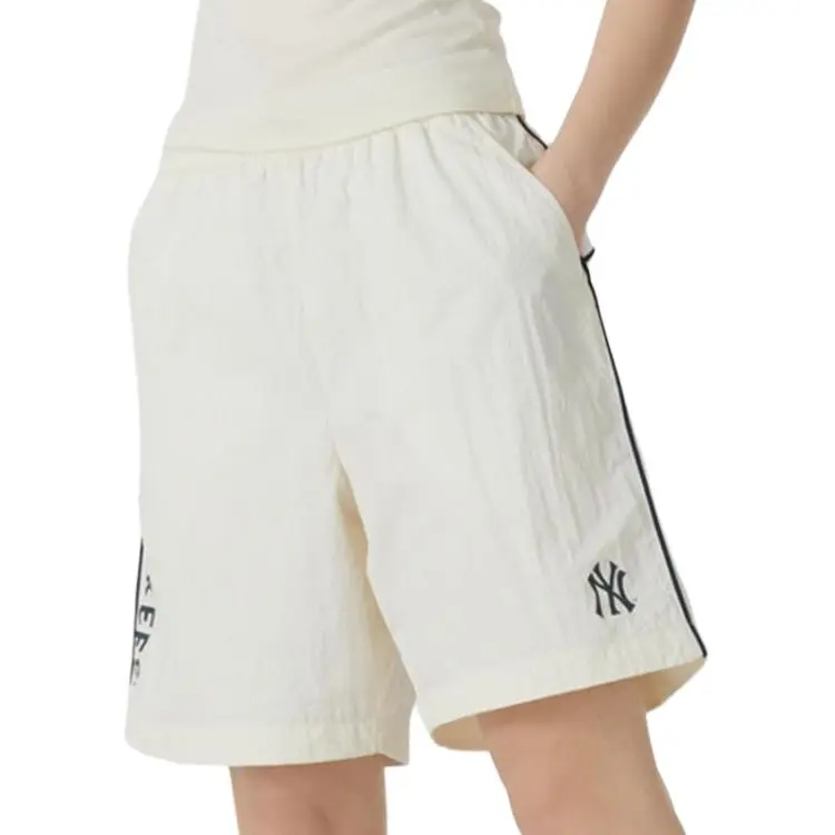 MLB New York Yankees Casual Shorts Men's Beige-3