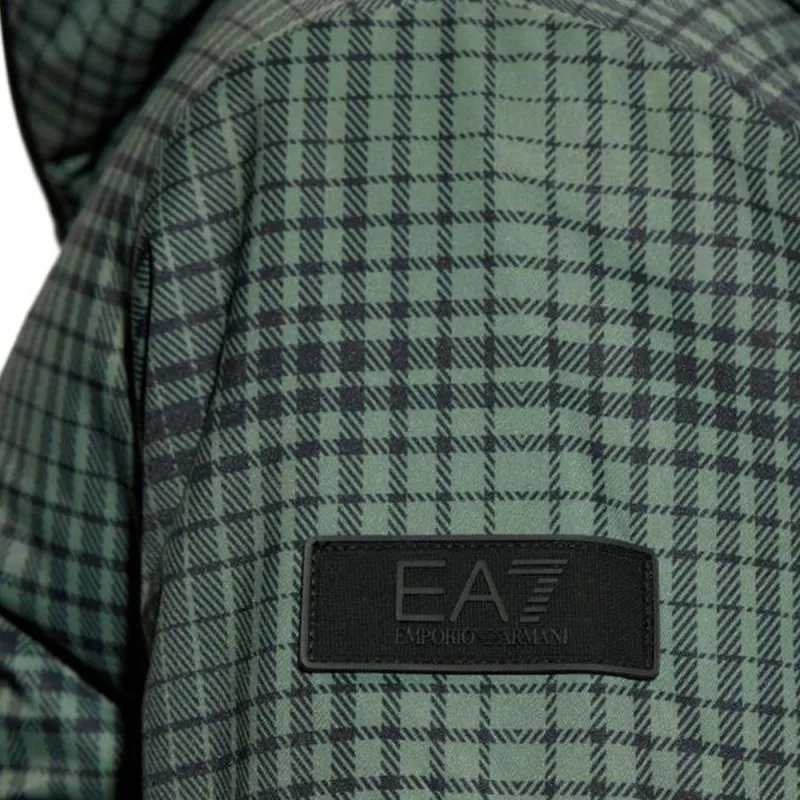 Ea7 EMPORIO ARMANI Checked Padded Jacket-4