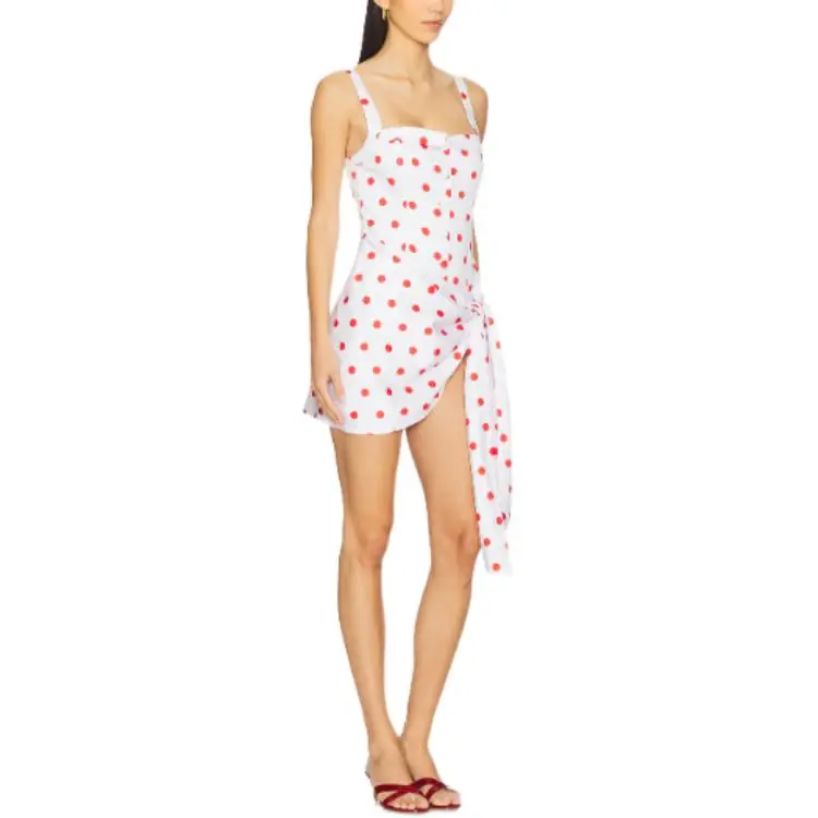 FOR LOVE & LEMONS Slip Dress Women's White-3