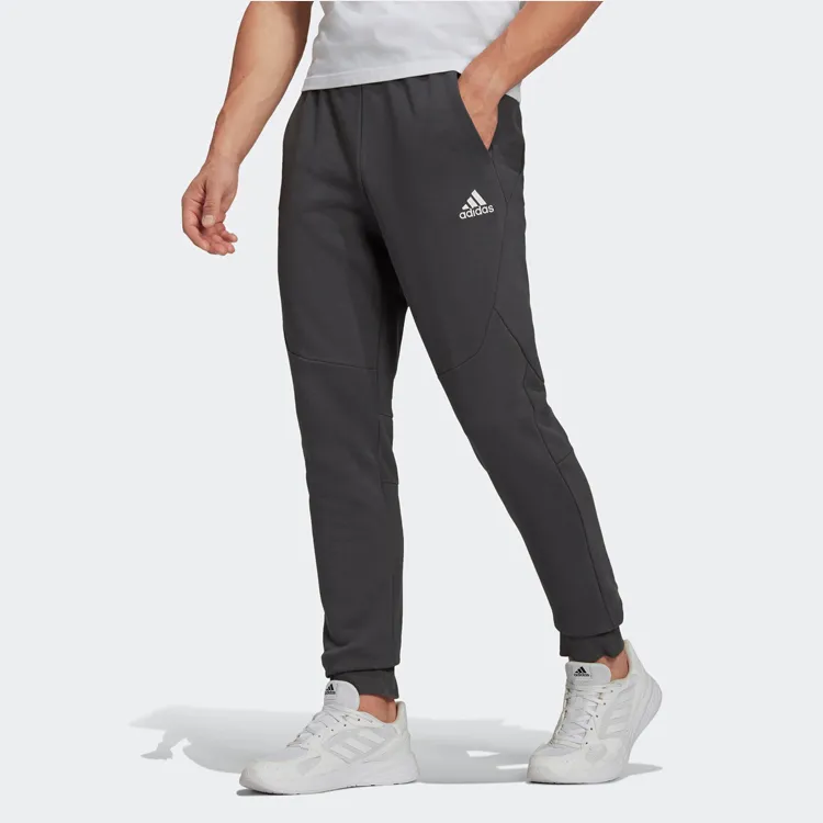Adidas Knitted Sweatpants Men Dark Gray-3