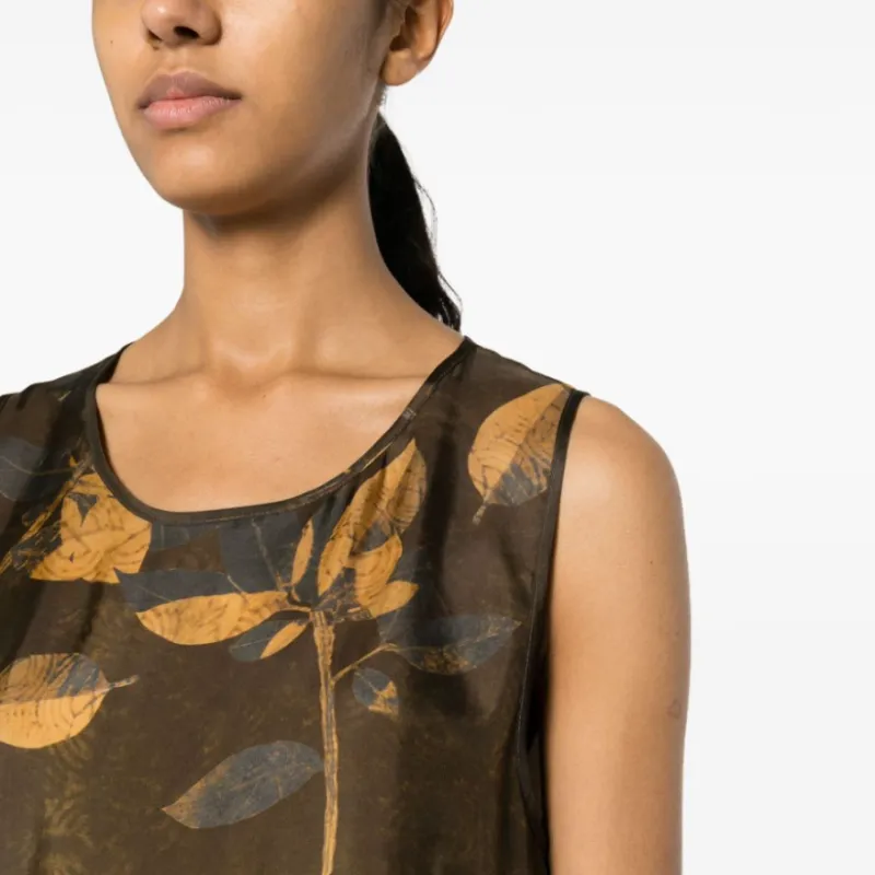UMA WANG SS24 Sleeveless Dress Women's Umber-4