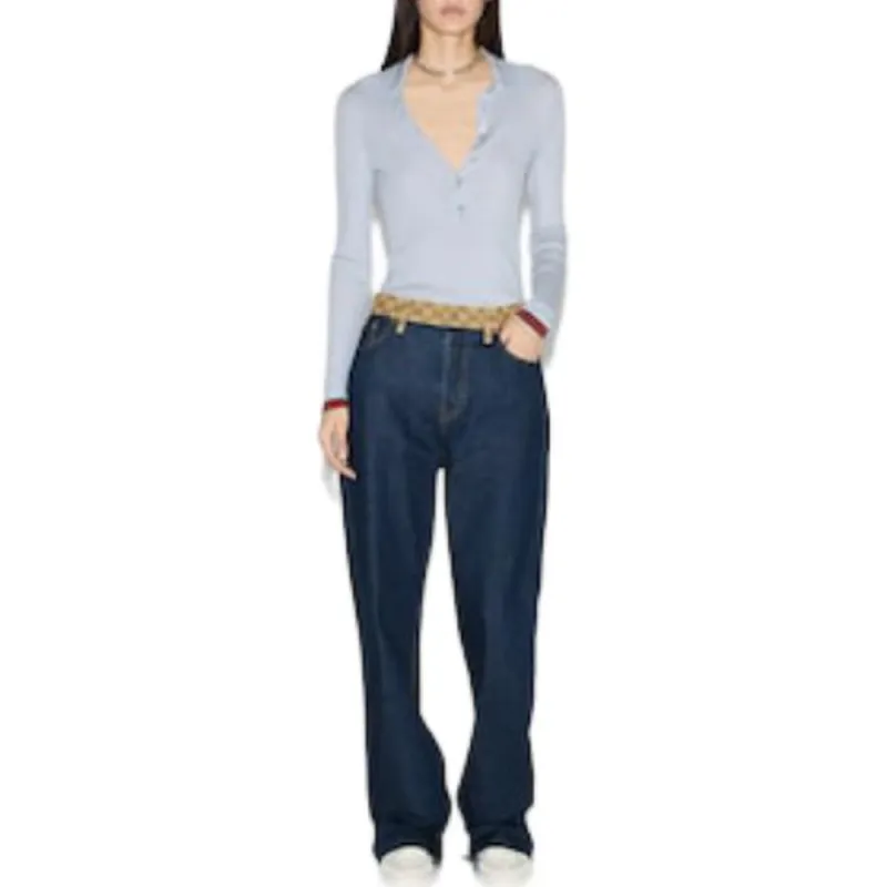GUCCI Polo Shirts Women's Gray-1