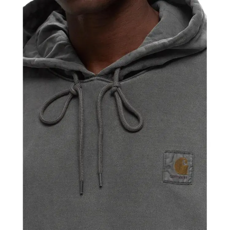 Carhartt WIP Logo Patch Drawstring Hoodie-3