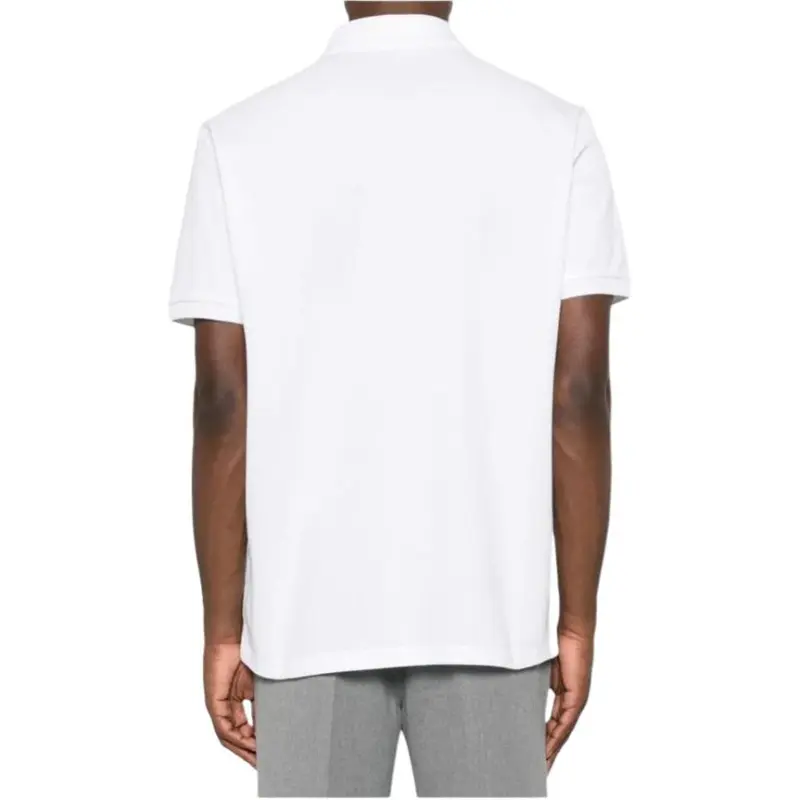 Moncler Logo appliqué Piqué Polo Shirt-3