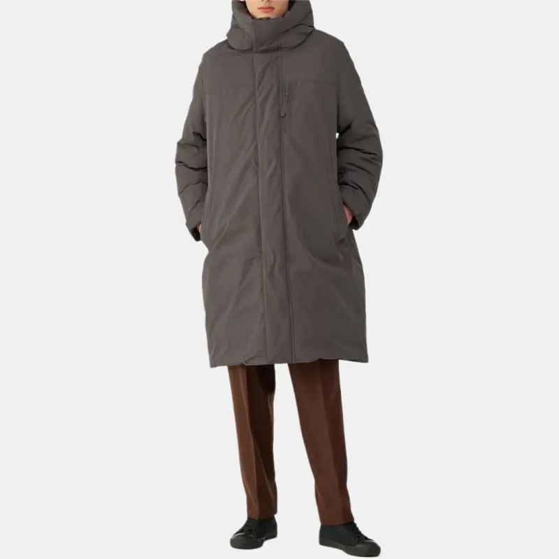 MUJI LABO Series Puffer Jacket Men's Dark Brown-2