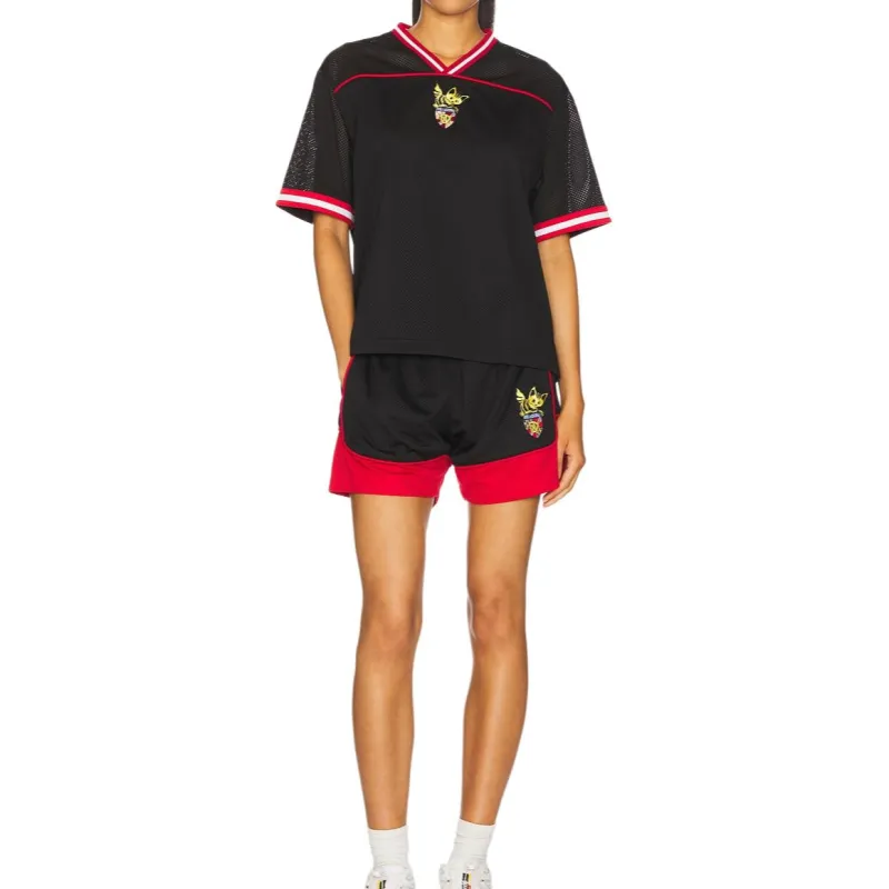 WE11DONE Casual Shorts Women's Black-4