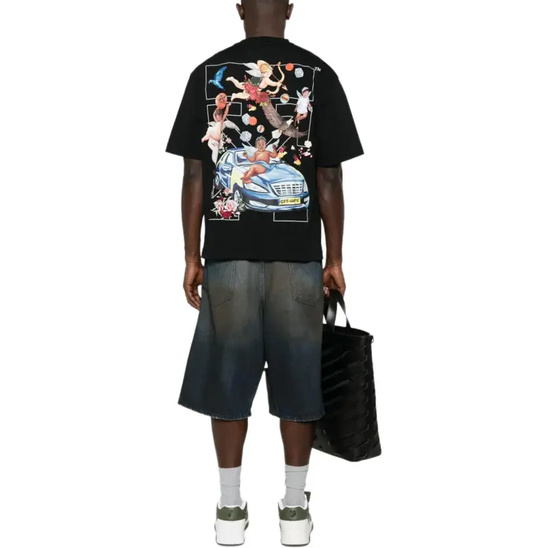 OFF WHITE Fresco Arrow Skate Ss Tee-2