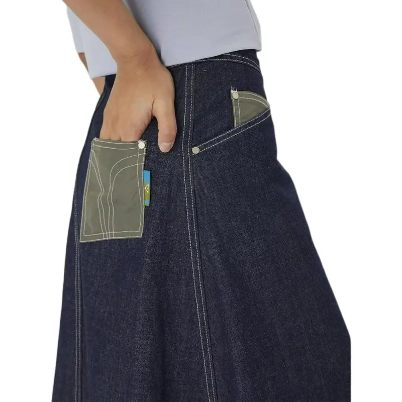 TRIP&CO Denim Long Skirt Women's-5