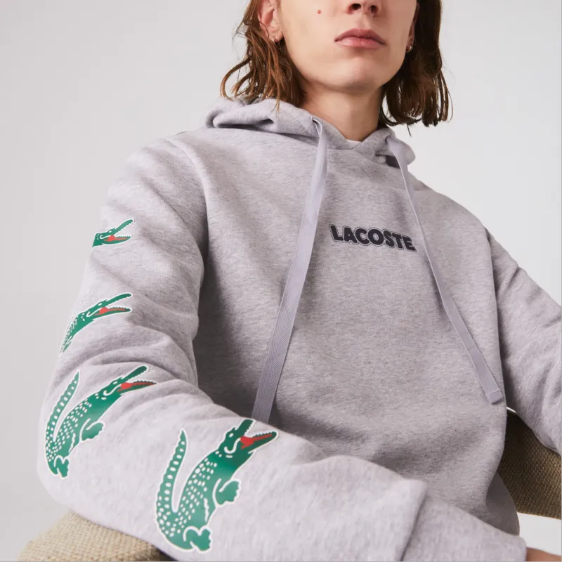 LACOSTE Sweatshirts Men Gray-4