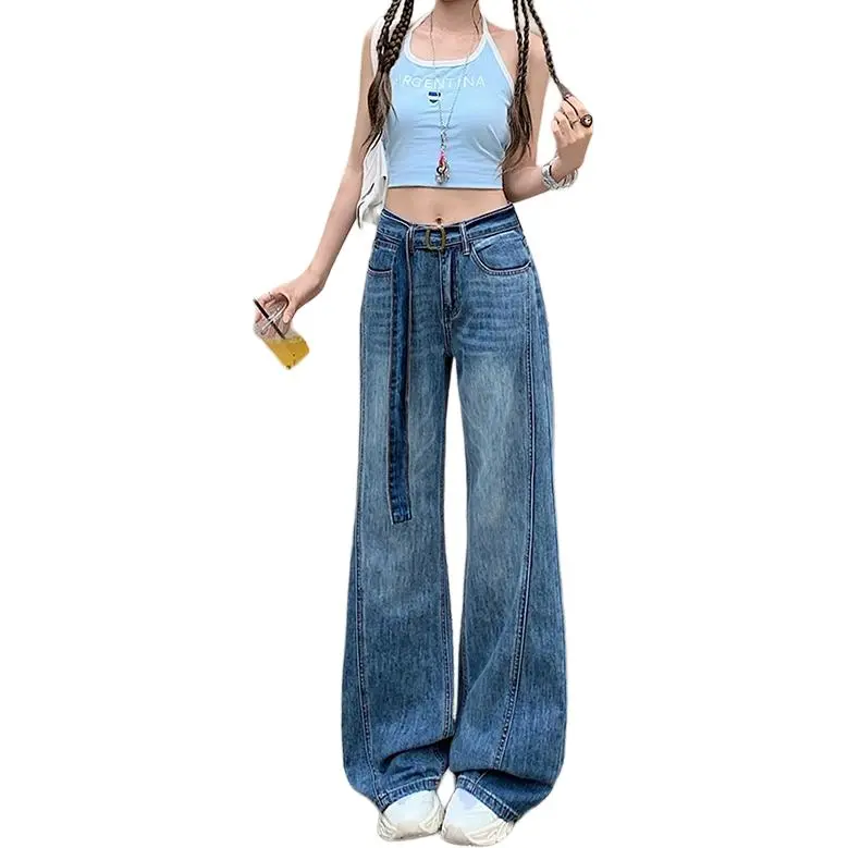 Concubine Zhu Jeans Women's Vintage Blue-1