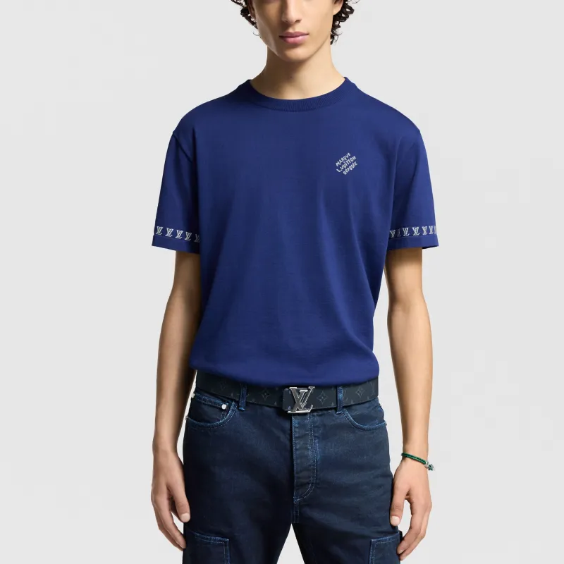 LOUIS VUITTON 1AHECF Signature Short Sleeved Crewneck-2