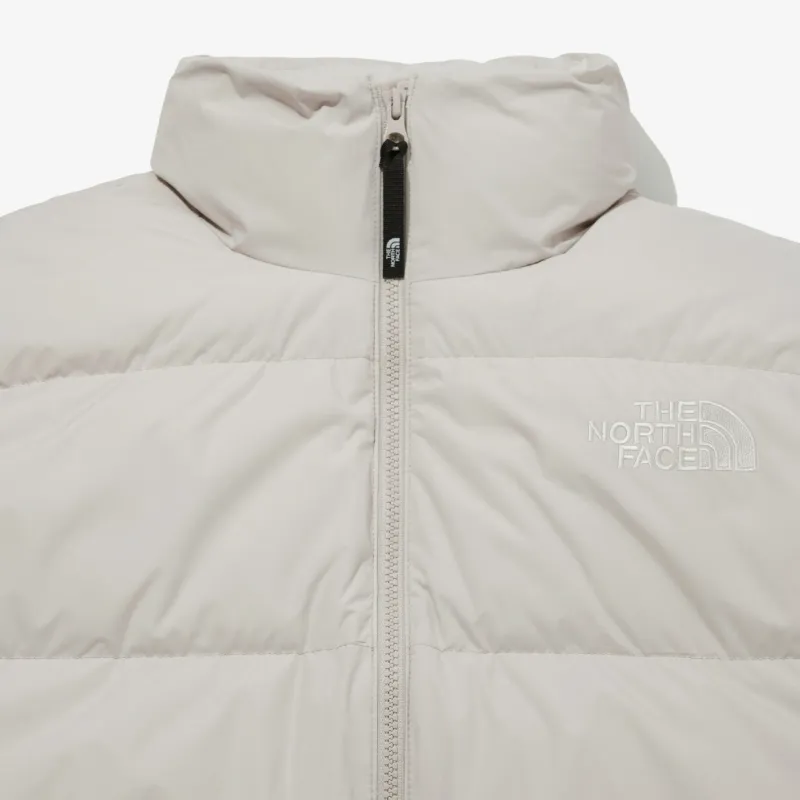 THE NORTH FACE Down Jackets & Coats Unisex Winter Couple's Sand White Stone Color-3
