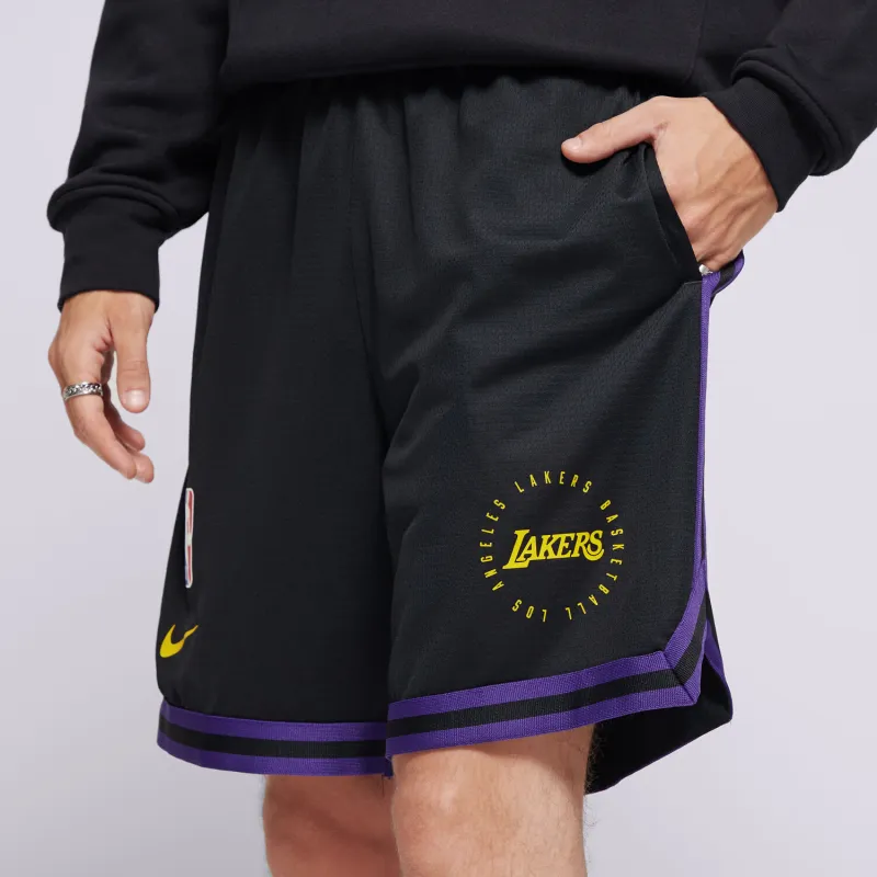 Nike x NBA Los Angeles LakersDNA Basketball Shorts Men's Black/Outdoor Purple-5
