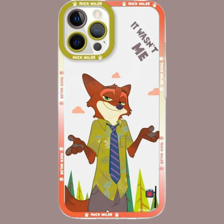 Disney Silicone Material Zootopia Judy Hopps Angel Eyes Phone Cases Compatible With IPhone 14 Pro Max Trendy-1