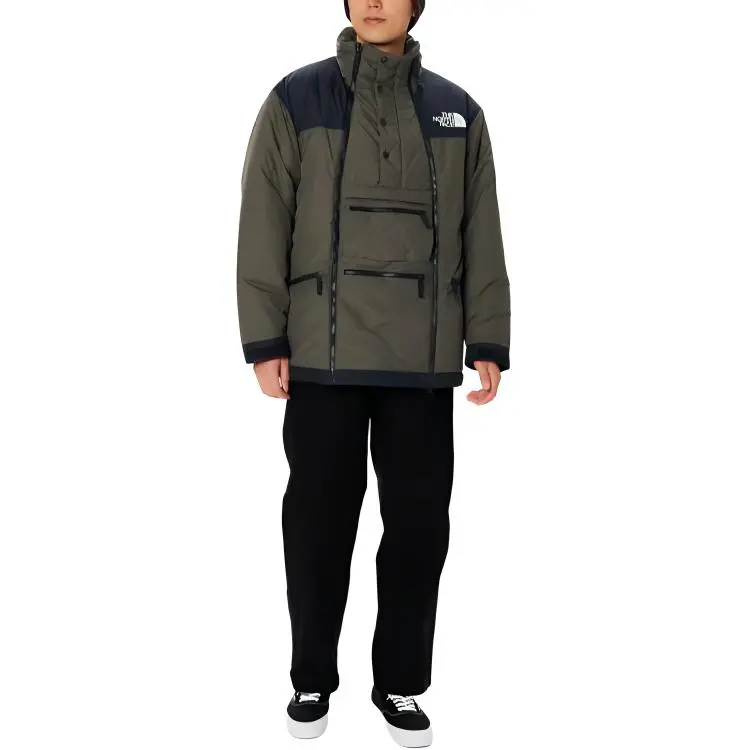 THE NORTH FACE FW24 Puffer Jacket Unisex Dark Green-2