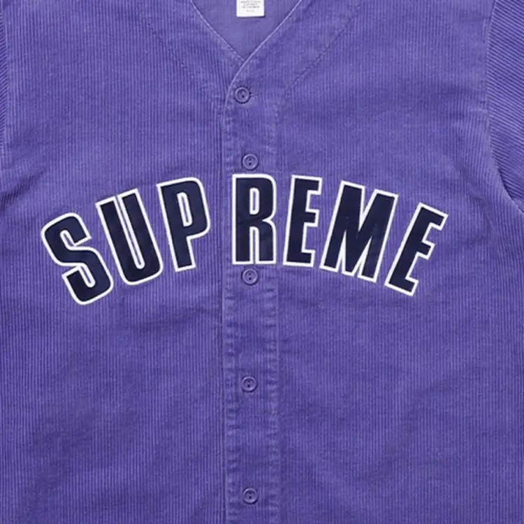 Supreme Corduroy Baseball Jersey-1