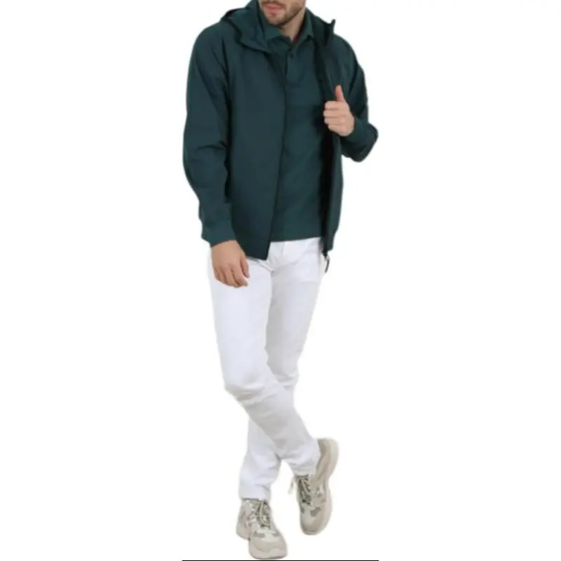 STONE ISLAND LIGHT SOFT SHELL R SERIES SOFT SHELL Jackets & Coats Men's Green-4