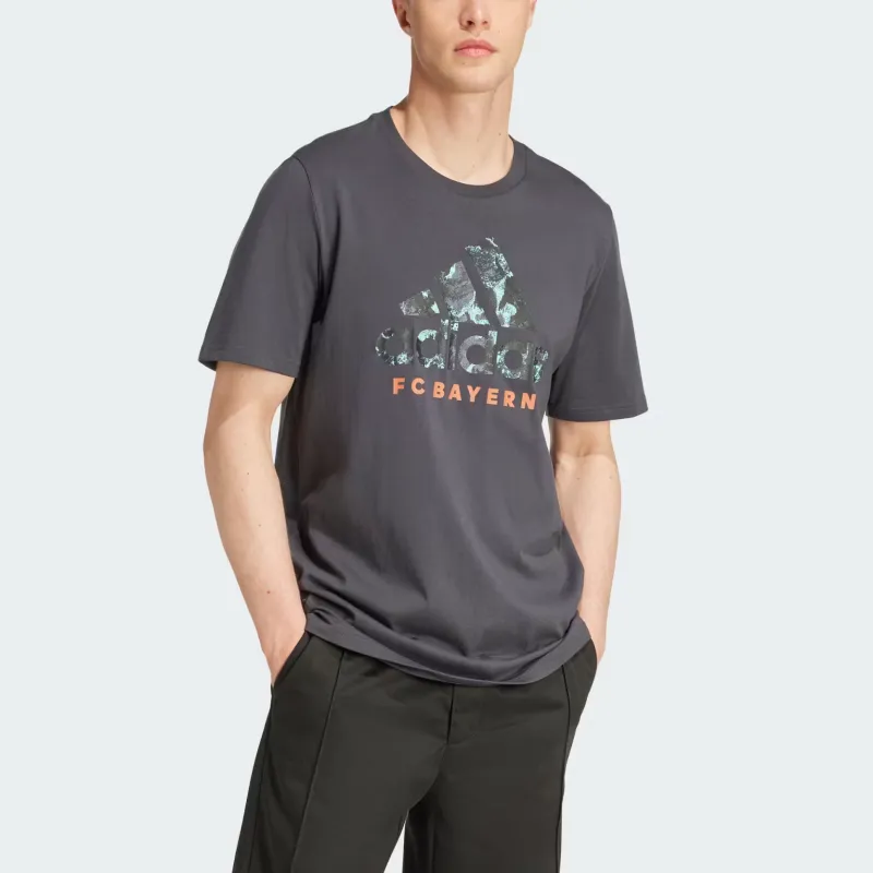Adidas Bayern Munich SS24 T-Shirt Men's Gray-1