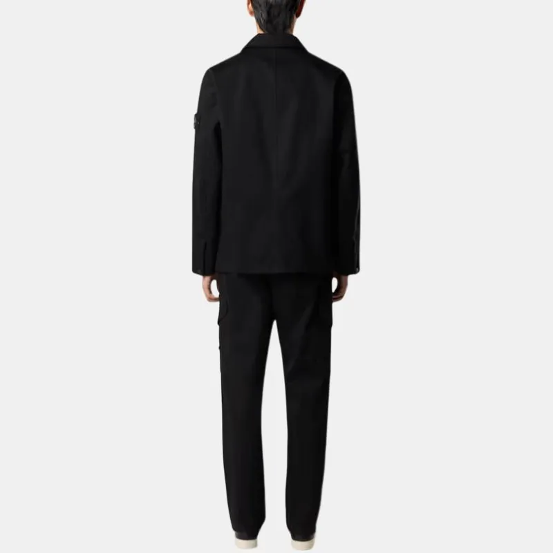 STONE ISLAND Raso Gommato 3L Button Up Jacket-4