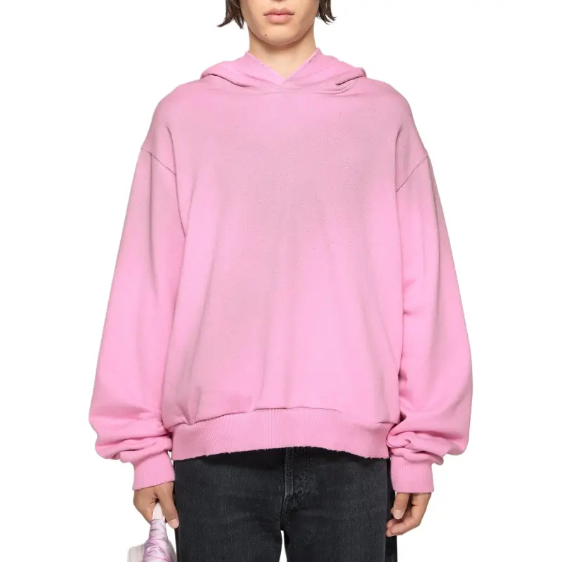 Acne Studios Logo print Distressed Hoodie-2