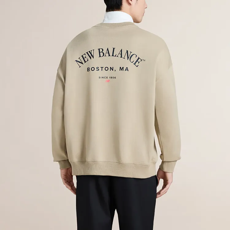 New Balance SS25 Sweatshirt Men's Woody Brown-3