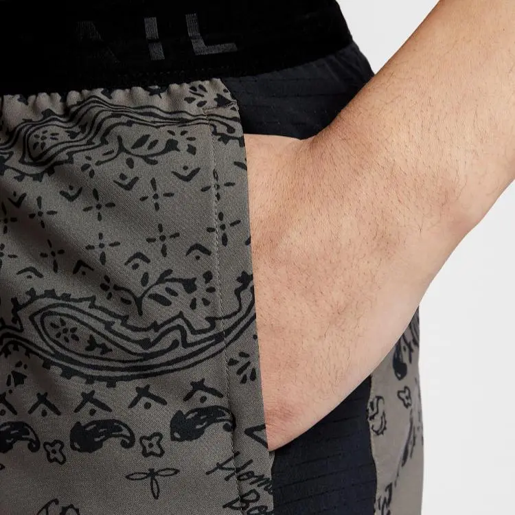 Nike Dri Fit Trail Sports Shorts Men's Cave Stone Color/Black/Black-3