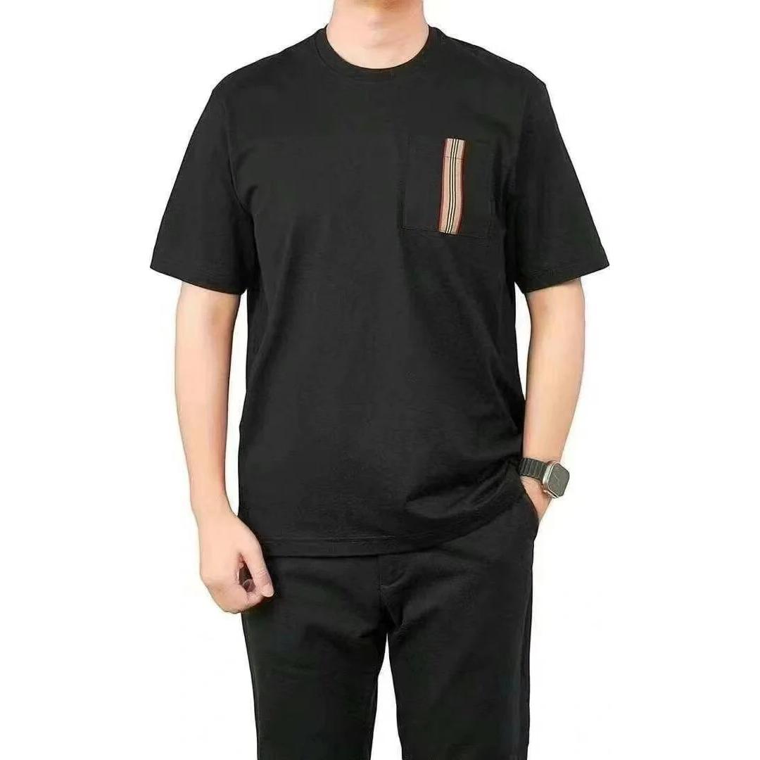 Burberry T-Shirts Men Black S Without Shopping Bag and Box