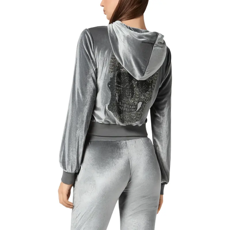 PHILIPP PLEIN Crystal Signature Hoodie-3
