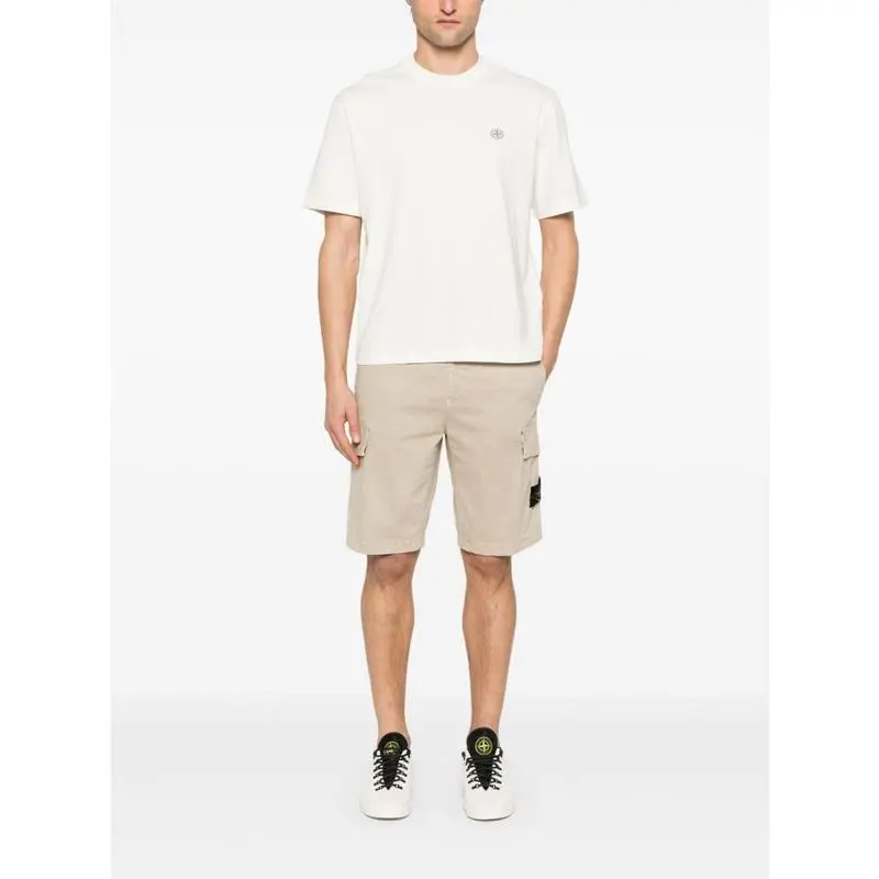 STONE ISLAND Compass Motif Crewneck T Shirt-1