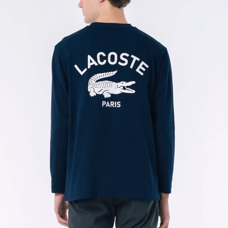 LACOSTE T Shirt Men's Marine Blue-2