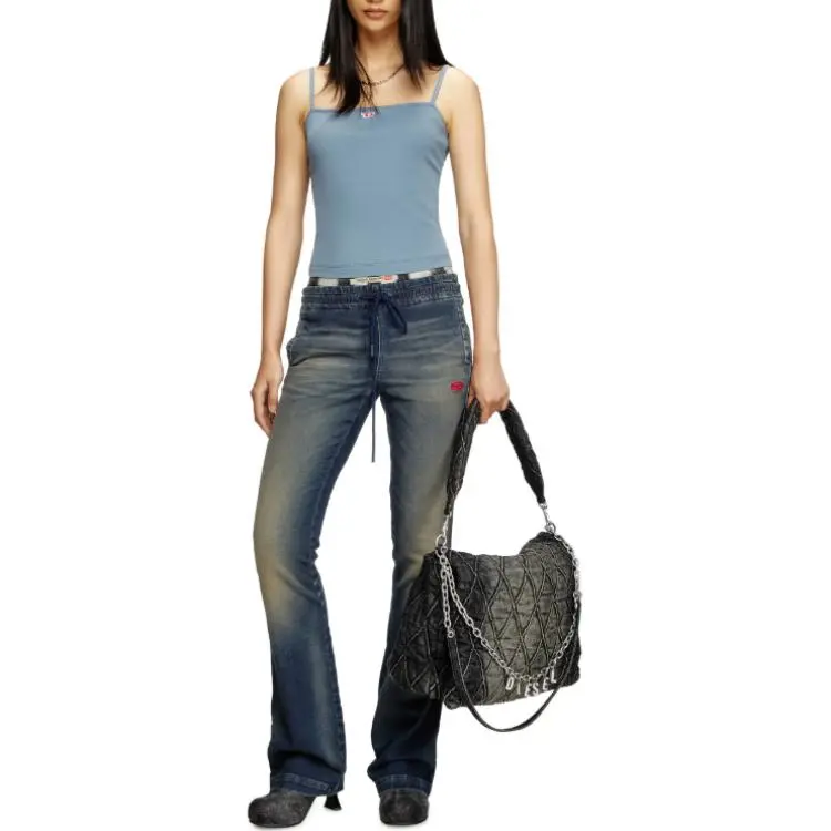 DIESEL T Hop D Logo Embroidered Cami Top-3