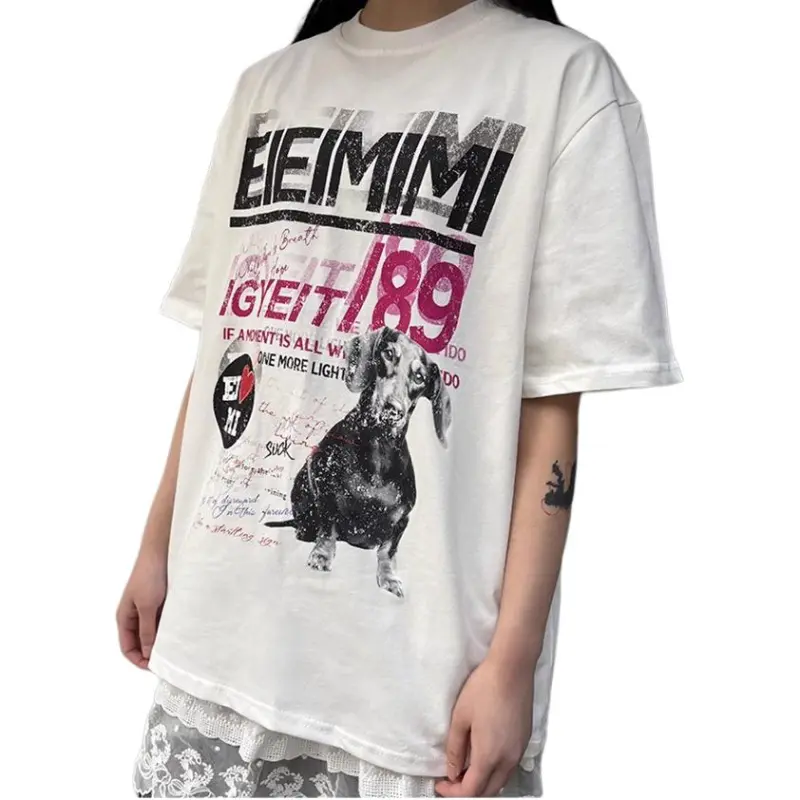 VINMUK T Shirts Unisex White-2