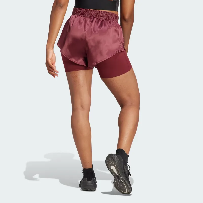 Adidas Sports Shorts Women's Burgundy-2