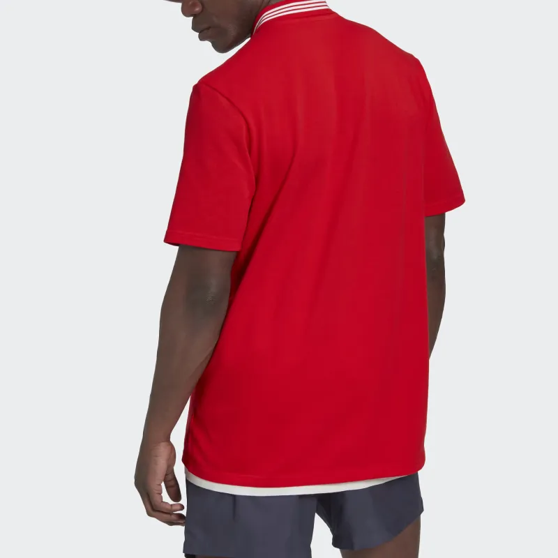 Adidas Fc Bayern Dna Polo Shirt Polo Shirt Men's Red-2
