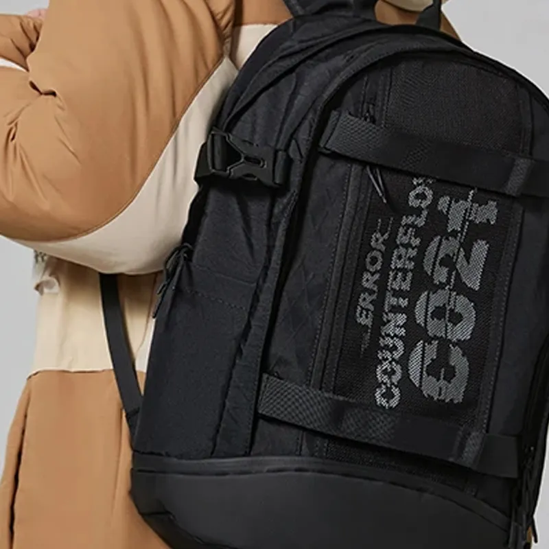 LiNing CF Sports Lifestyle Fabric Backpack Regular Unisex Black-5