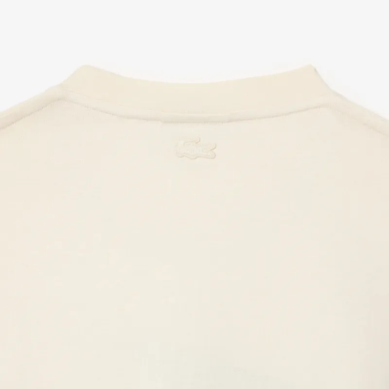 LACOSTE Logo embroidered T shirt-4