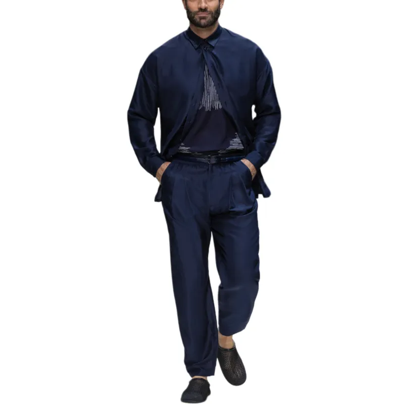 GIORGIO ARMANI Silk Shirt Jacket-2