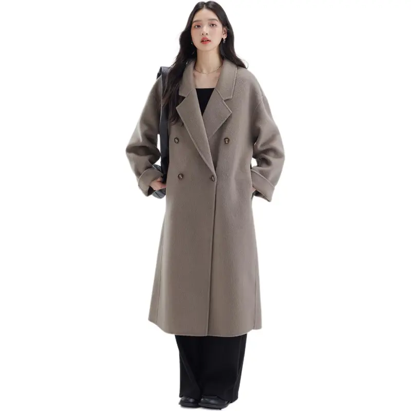 DEAR DEER PUFF Coats Women's Morandi Gray-7